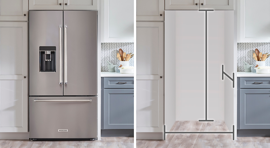 Refrigerator Sizes How to Measure Fridge Dimensions