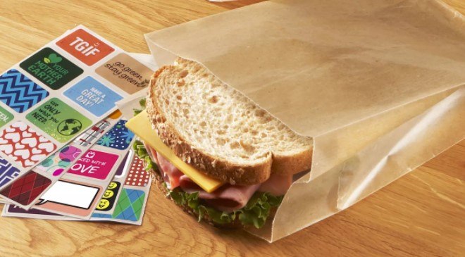 sandwich pack in wax paper